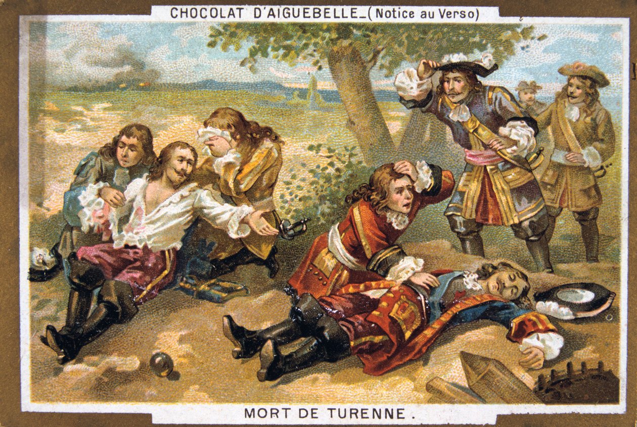 Marshall Turennes död, 1675, 1800-talet av Unbekannt