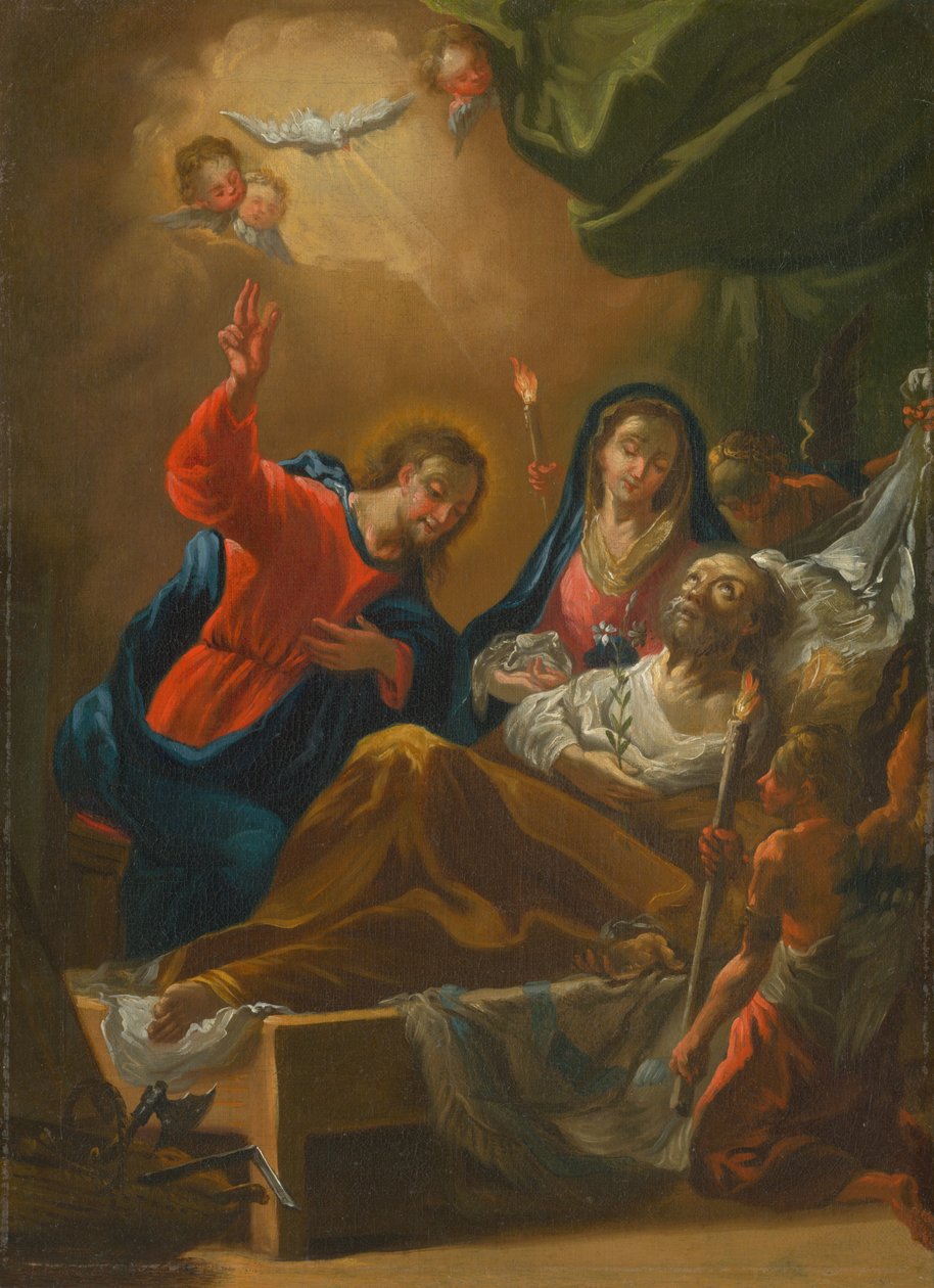 Death of Saint Joseph av Unbekannt