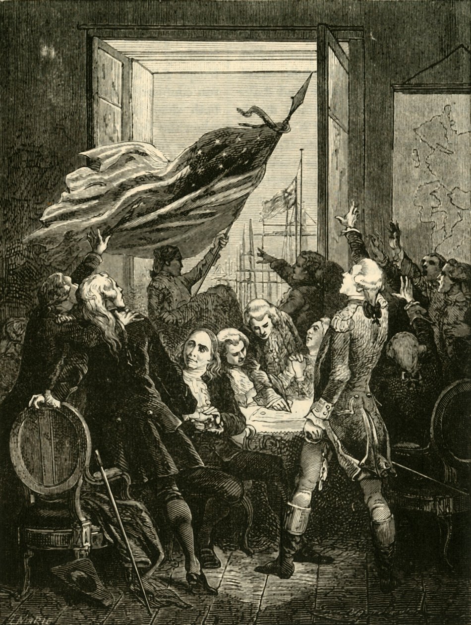 Förenta staternas självständighetsförklaring, 1776, 1890. av Unbekannt