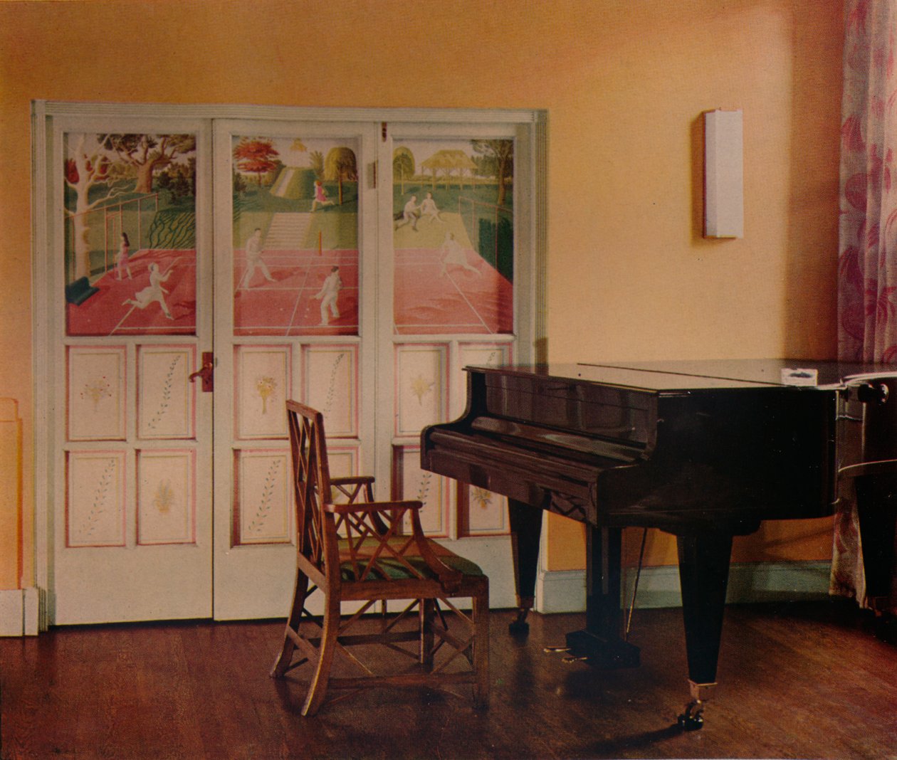 Dekoration av Eric Ravilious i Sir Geoffrey Frys lägenhet, Portman Square, London, 1933 av Unbekannt