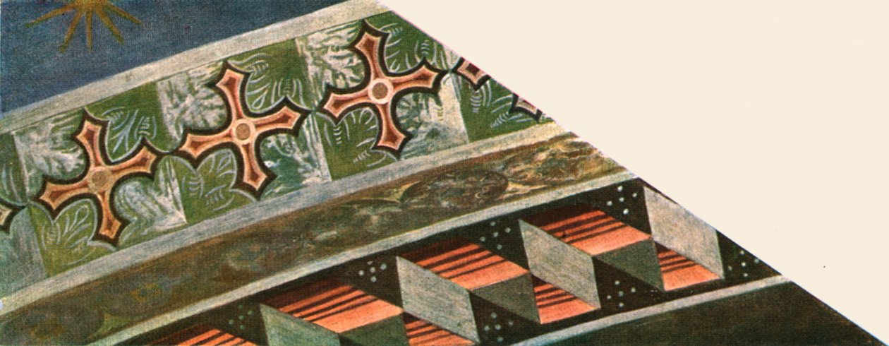 Dekoration i basilikan Saint Francis, Assisi, Italien, 1928. av Unbekannt