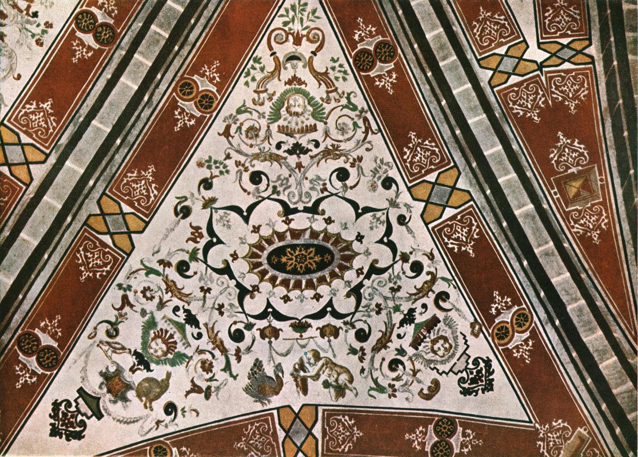 Dekoration i Saint-Martin-kyrkan, Lutry, Vaud, Schweiz, 1928. av Unbekannt