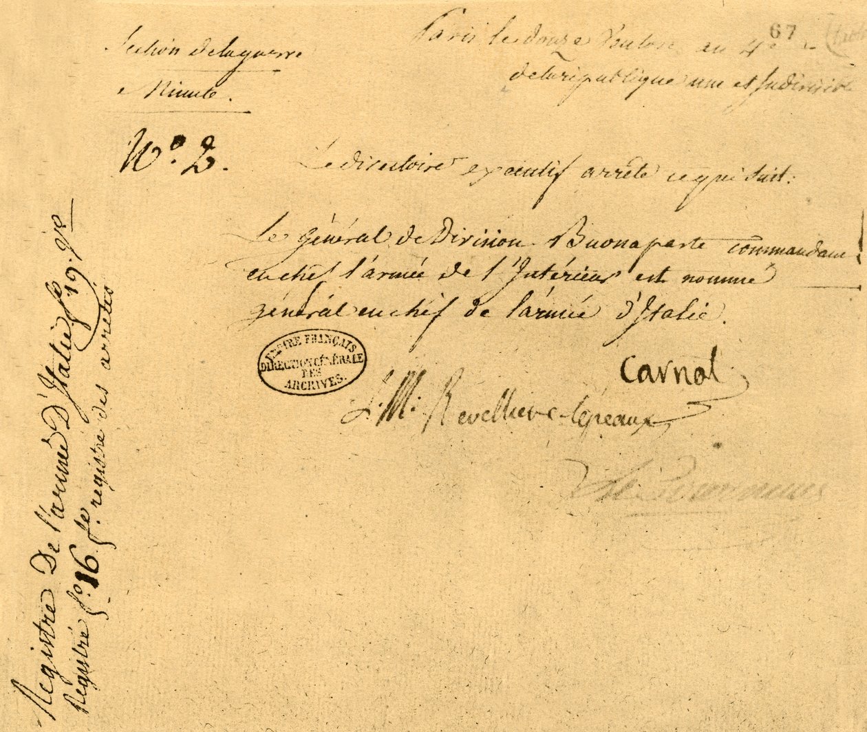 Verkställande direktoratets dekret, 2 mars 1796, 1921. av Unbekannt