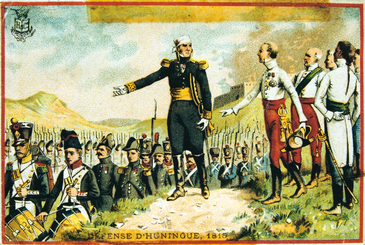 Huningues försvar, 1815, 1800-talet av Unbekannt