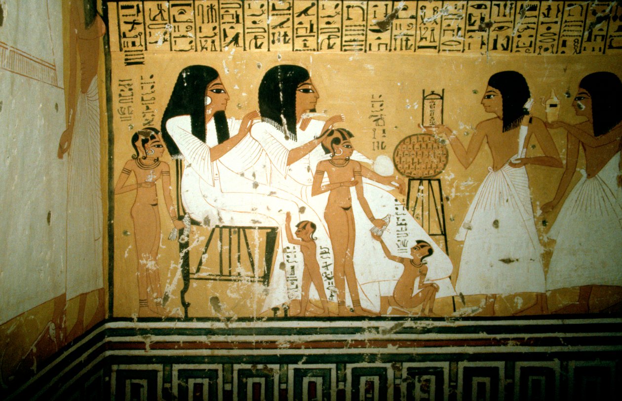 Deir el-Medineh, Luxor, Thebe, Egypten, 1900-talet av Unbekannt