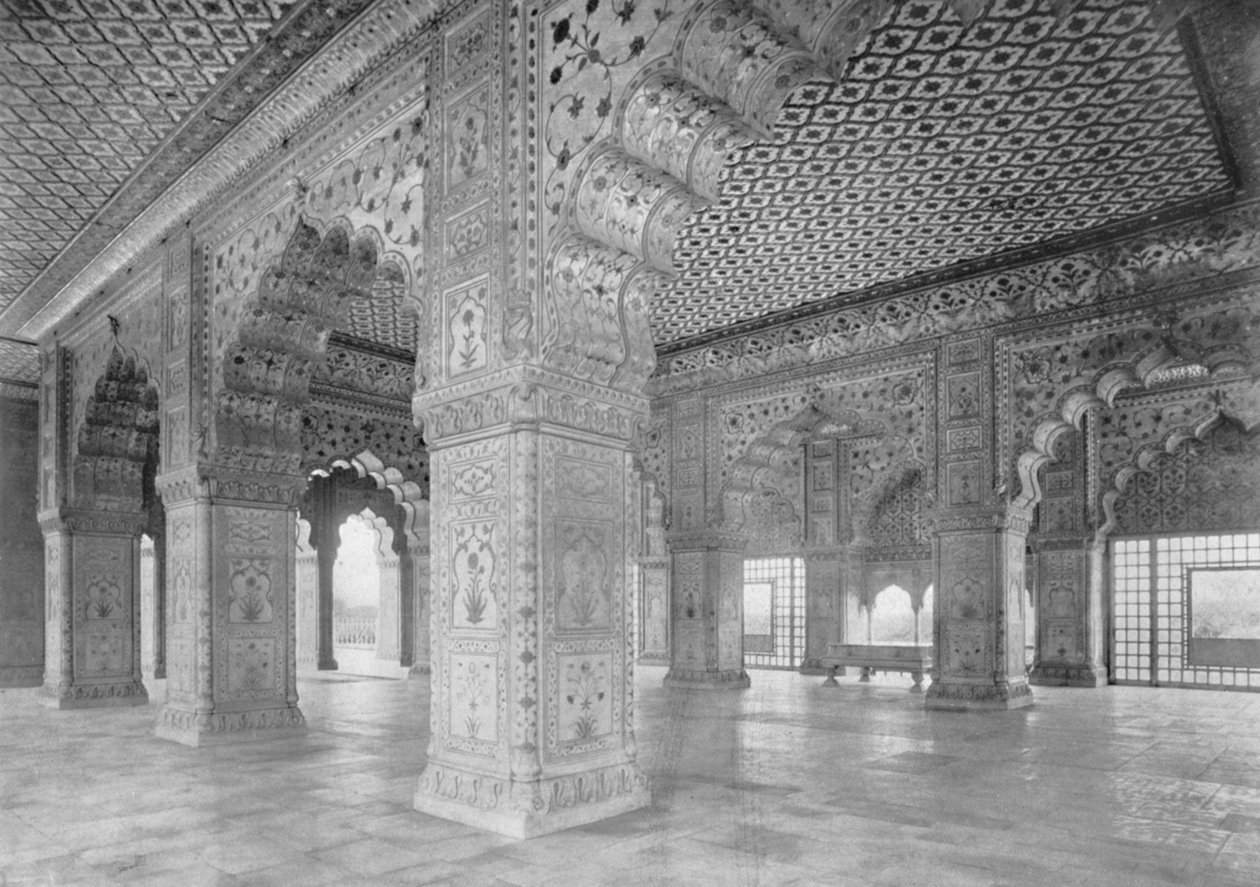 Delhi. The Dewan-i-Khas, c1910. av Unbekannt