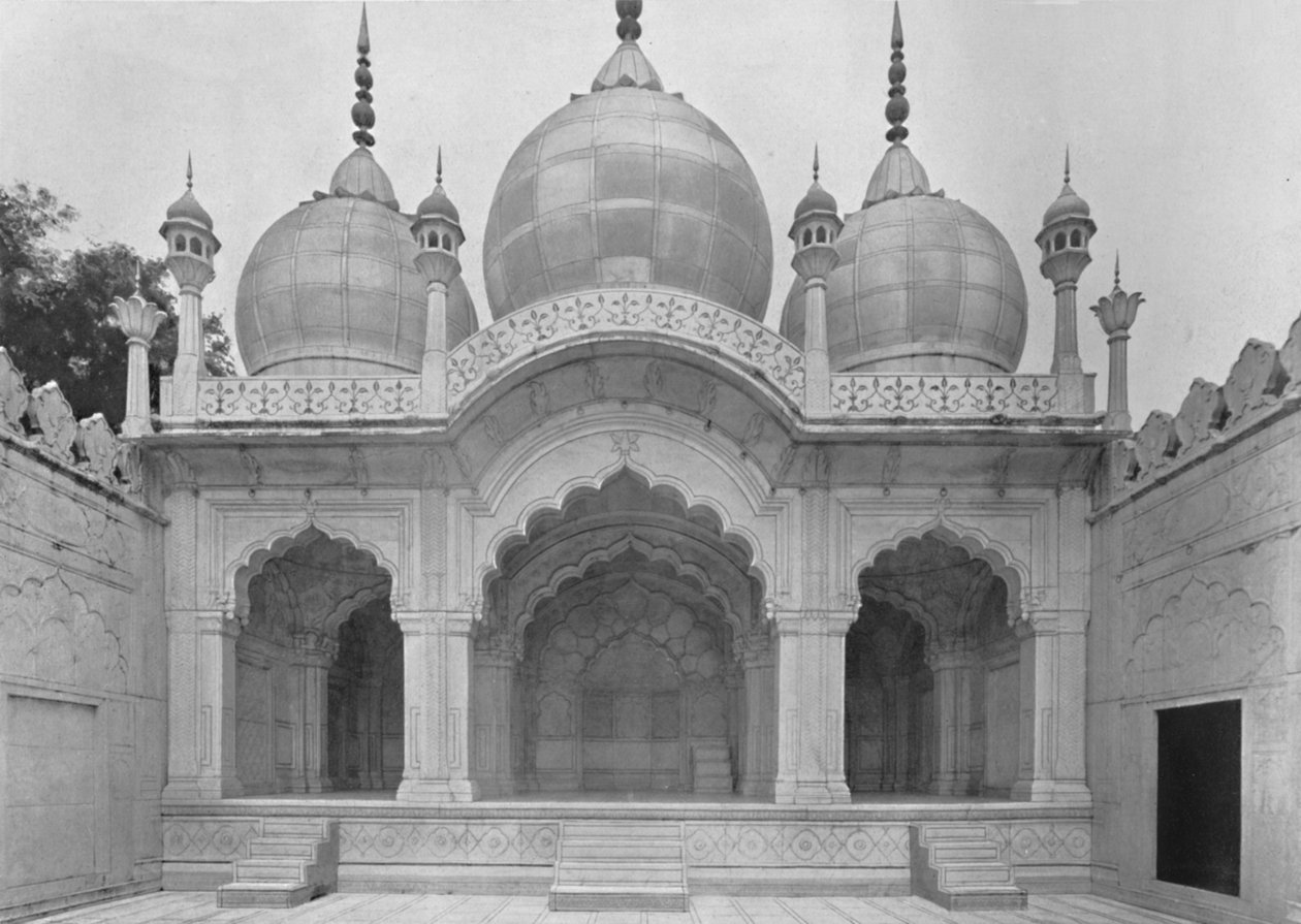 Delhi. Moti Musjid eller Pearl Mosque, c1910. av Unbekannt