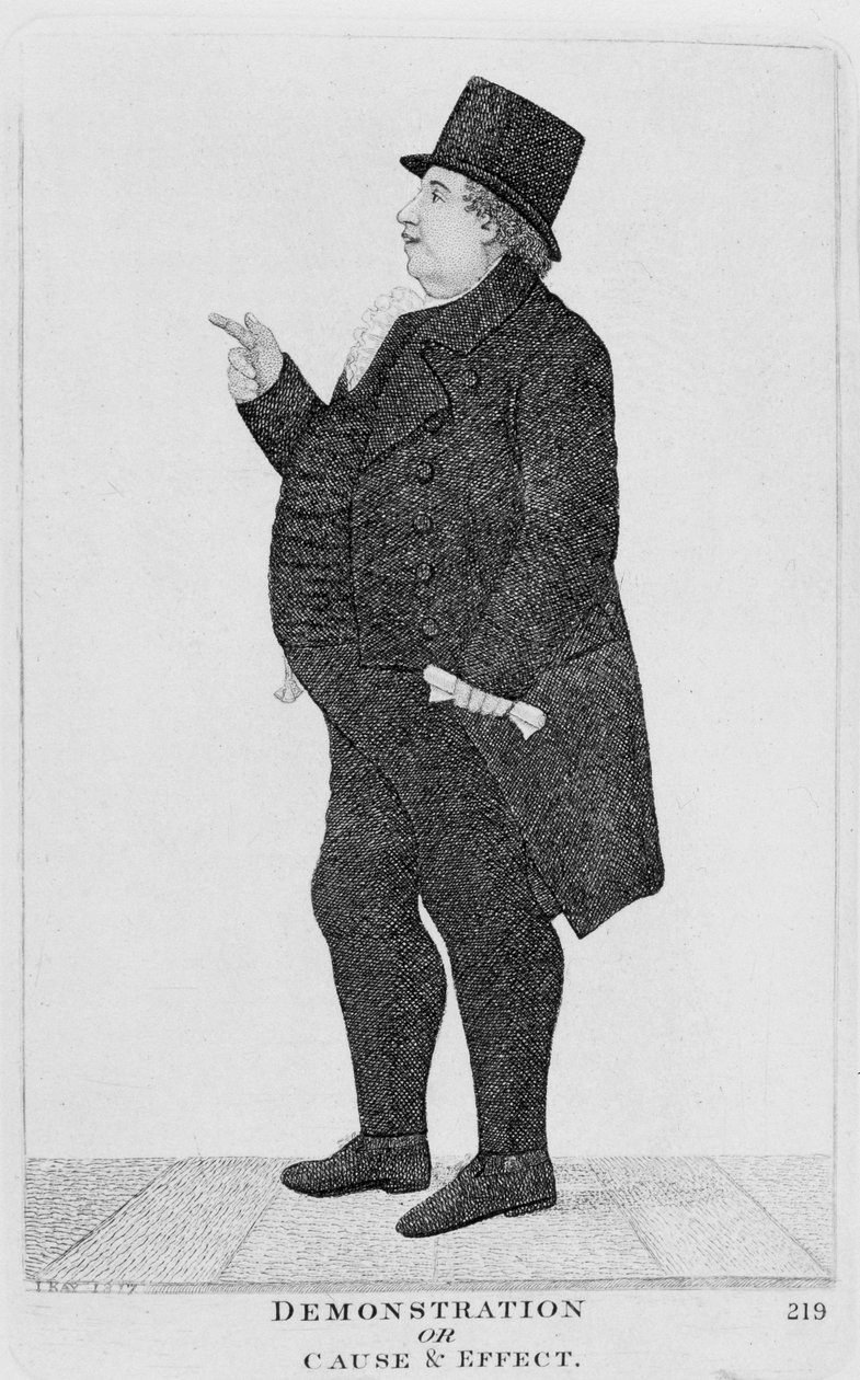 Demonstration eller orsak och verkan, 1817 av Unbekannt