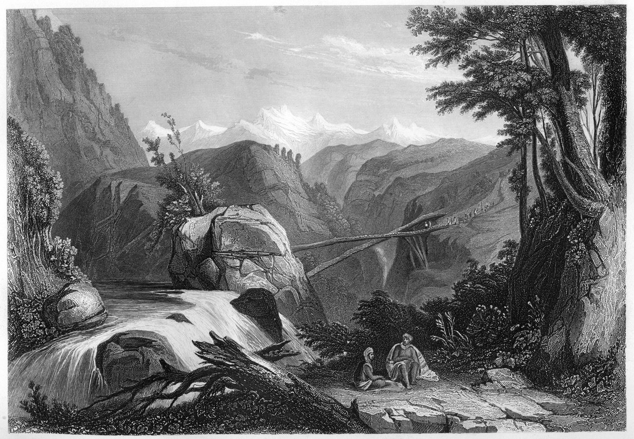 Deobun, nära Umballah, Indien, c1860 av Unbekannt
