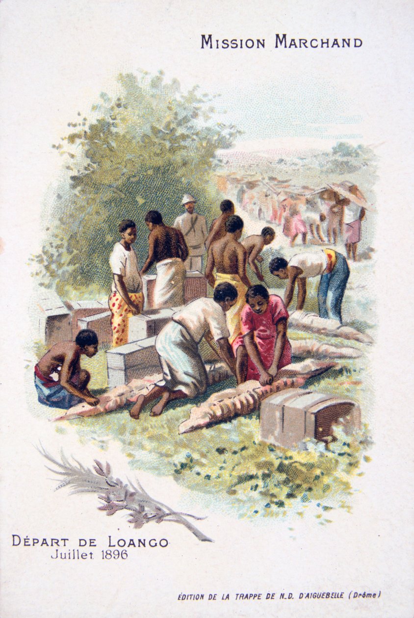Avresa från Loango, juli 1896 av Unbekannt