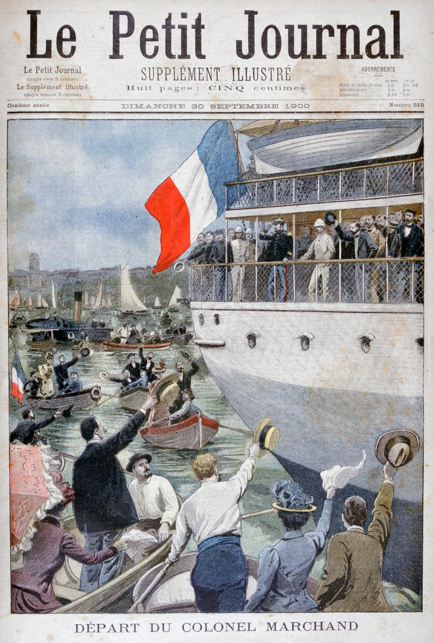 Överste Marchands avgång, Marseille, 1900 av Unbekannt