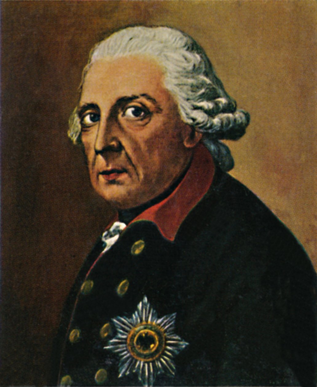 Gamle Fritz 1712-1786. - Målning på Graff, 1934. av Unbekannt