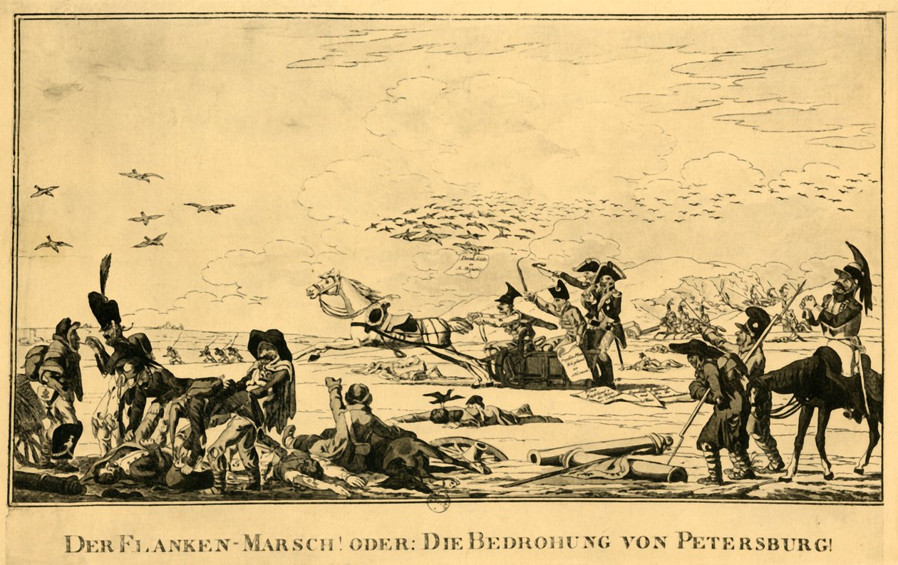 Flankmarschen! Eller: The Menace Of Petersburg!, 1813, 1921. av Unbekannt
