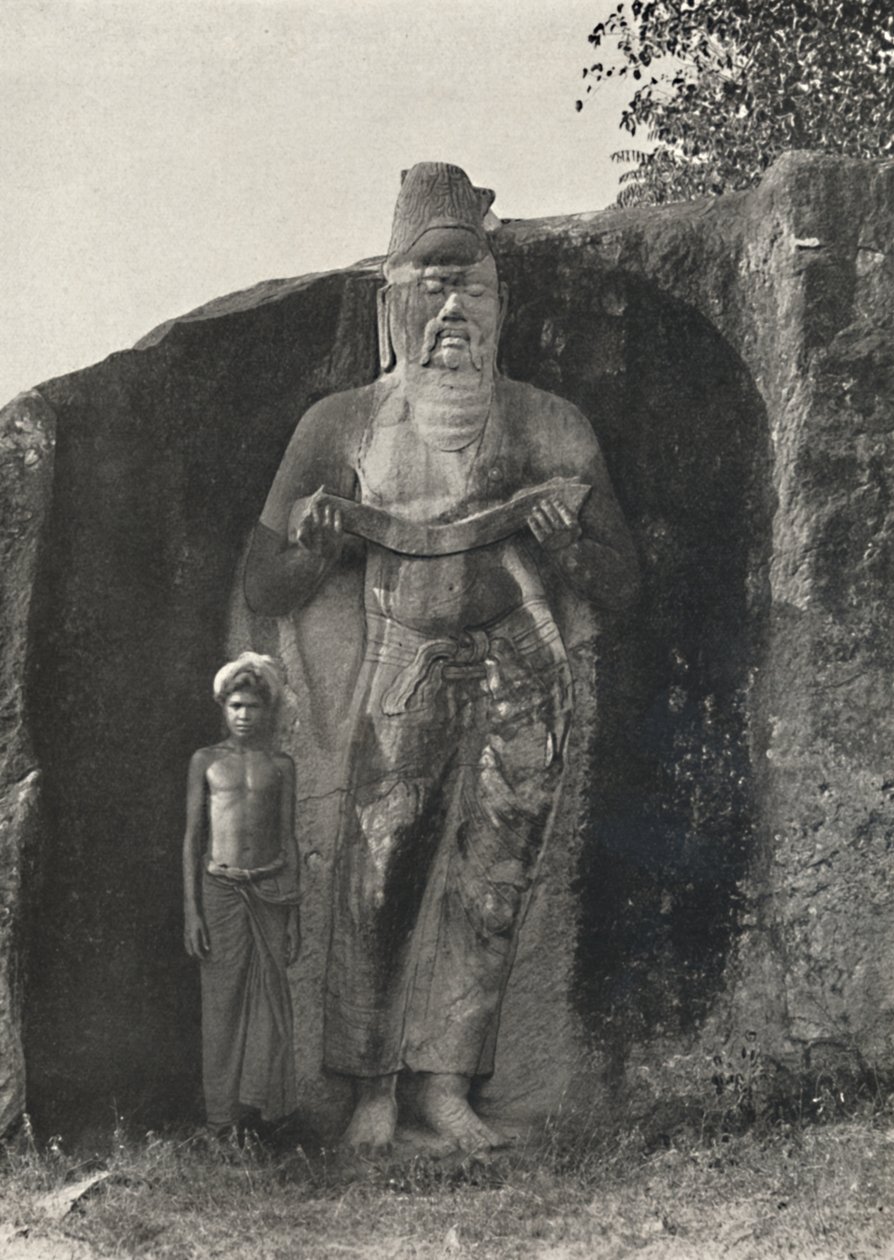 Enligt traditionen, statyn av Parakrama Bahus I den store 1164-1197 AD, Pollonnaruwa, 192 av Unbekannt