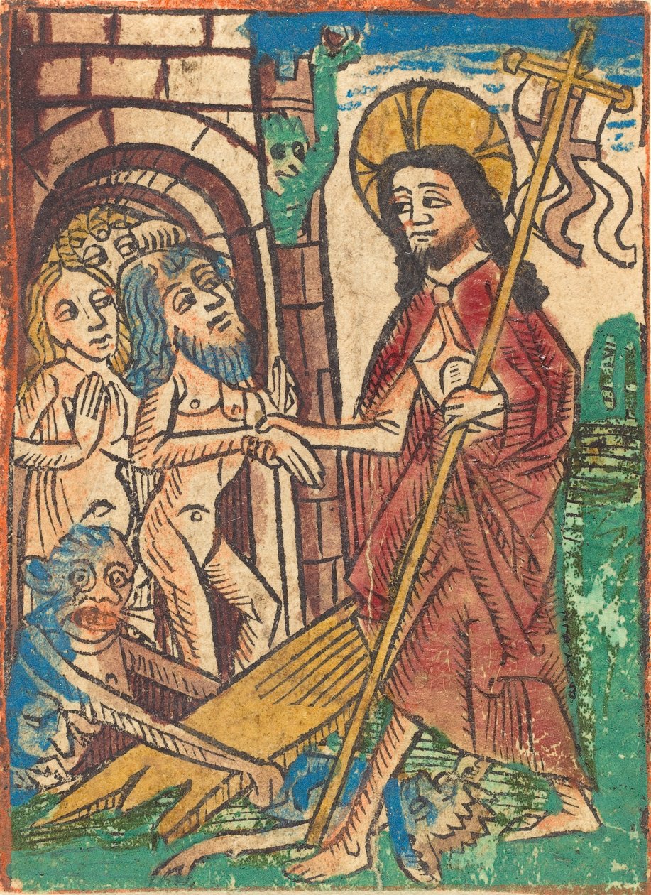 Nedstigning till Limbo, ca. 1490. av Unbekannt