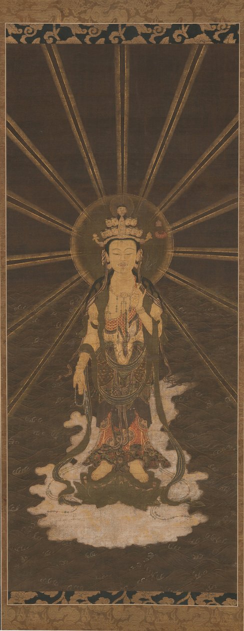 Descent of Eleven-Headed Kannon, mitten av slutet av 1500-talet. av Unbekannt