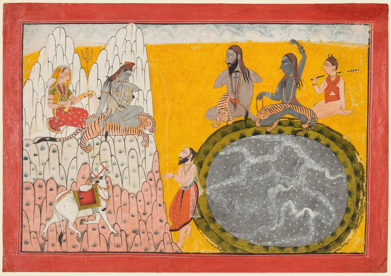Nedstigning från Ganges, ca. 1700-10. av Unbekannt
