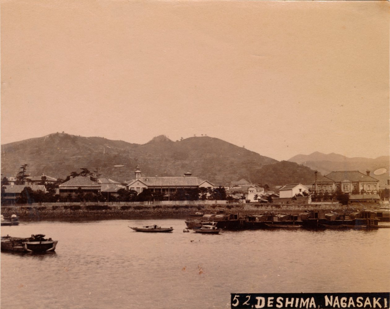 Deshima, Nagasaki, c1890-1900 av Unbekannt