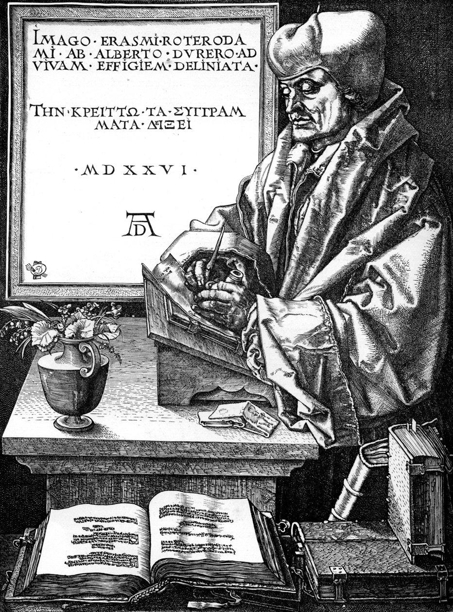 Desiderius Erasmus, holländsk författare, forskare och humanist, 1893 av Unbekannt