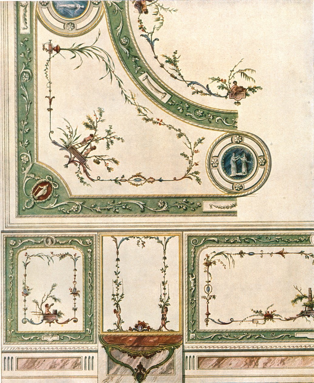 Design för takdekoration, Italien, 1928. av Unbekannt