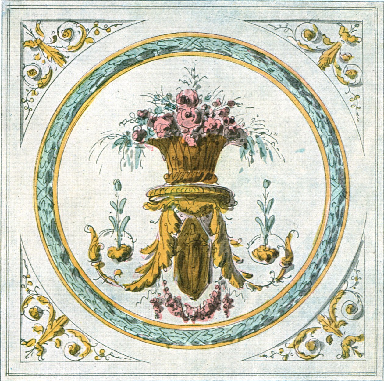 Design för inredning, Frankrike, 1928. av Unbekannt