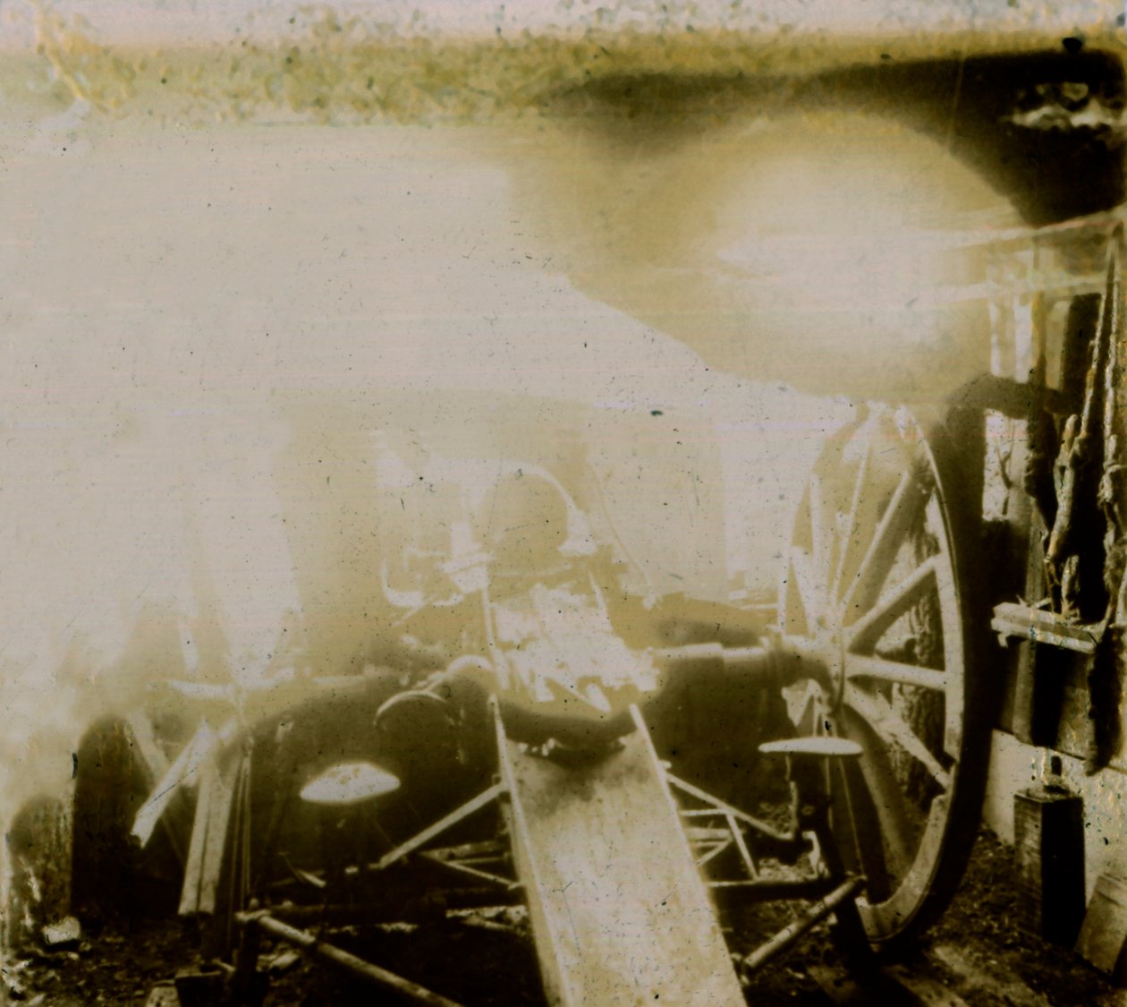 Destroyed 75, automatisk luftvärnskanon, c1914-c1918 av Unbekannt