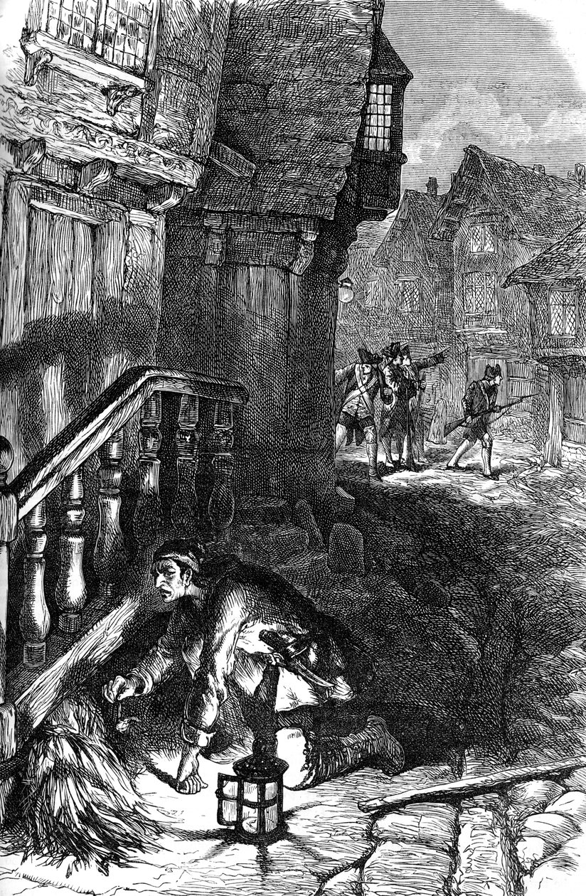 Upptäckt av en brandkälla, amerikanska revolutionskriget, c1776 c1880 av Unbekannt
