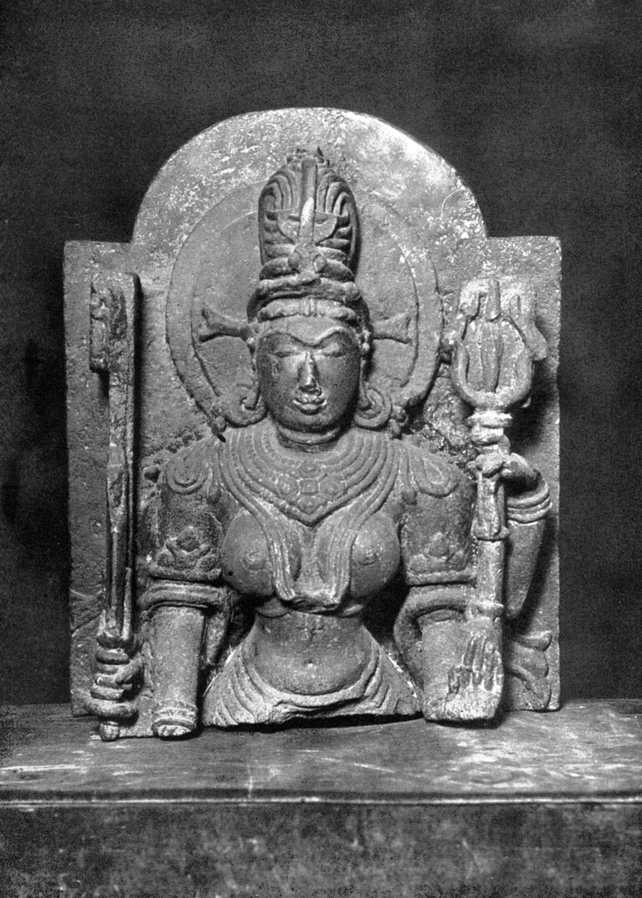Devi-skulptur, västra Indien, c900 AD, 1929 av Unbekannt