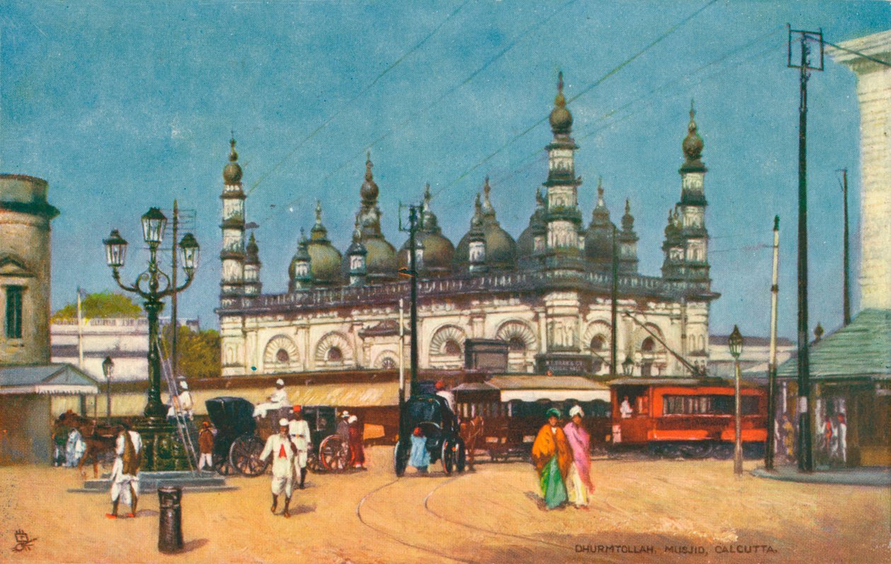Dhurmtollah Musjid, Calcutta, c1902. av Unbekannt
