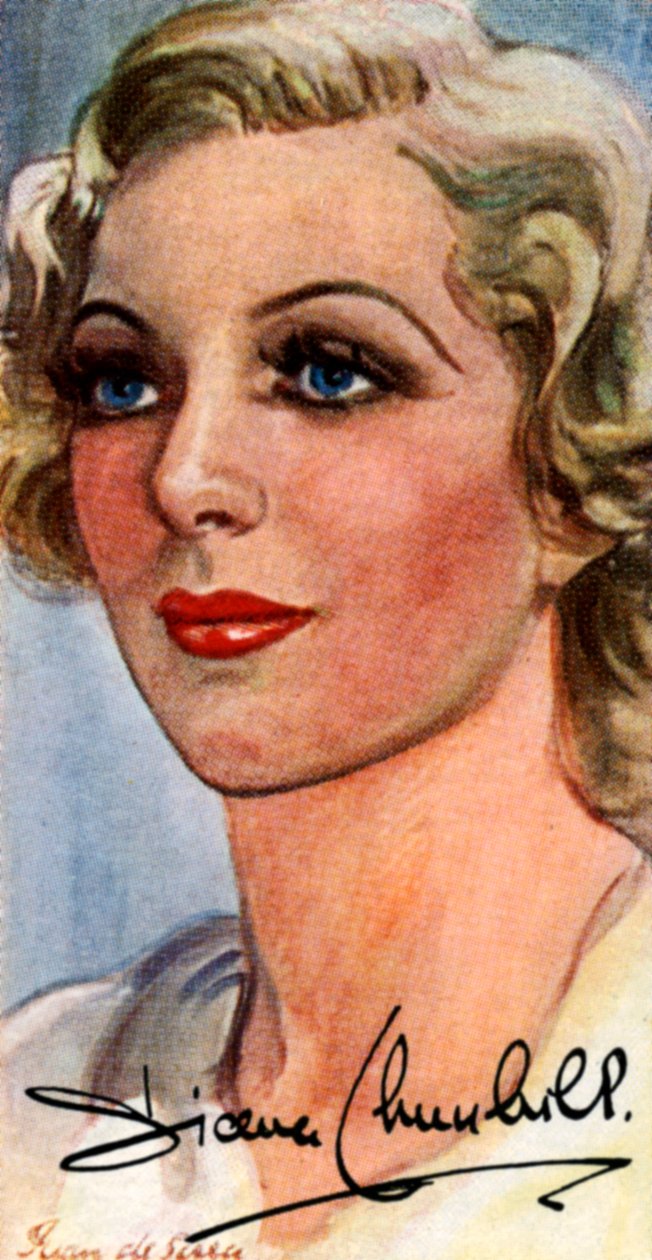 Diana Churchill, 1913-1994, engelsk film- och scenskådespelerska, 1900-talet av Unbekannt