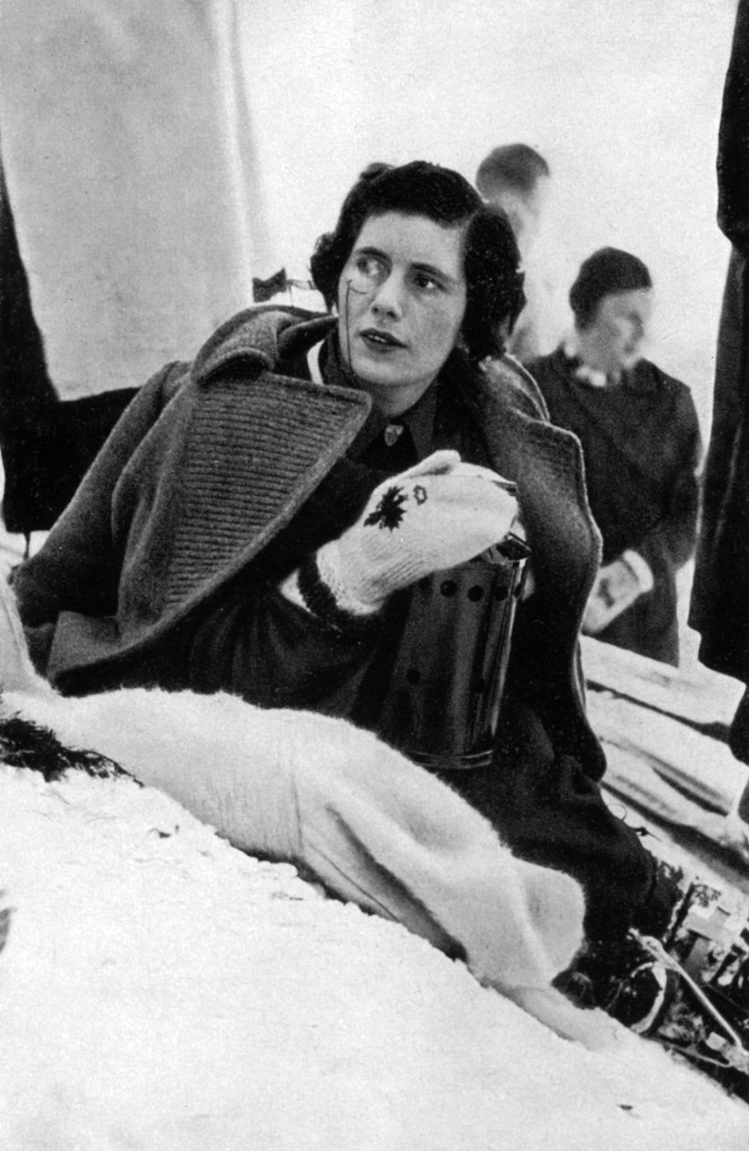 Diana Gordon Lennox, kanadensisk skidåkare, olympiska vinterspelen, Garmisch-Partenkirchen, Tyskland, 1936 av Unbekannt