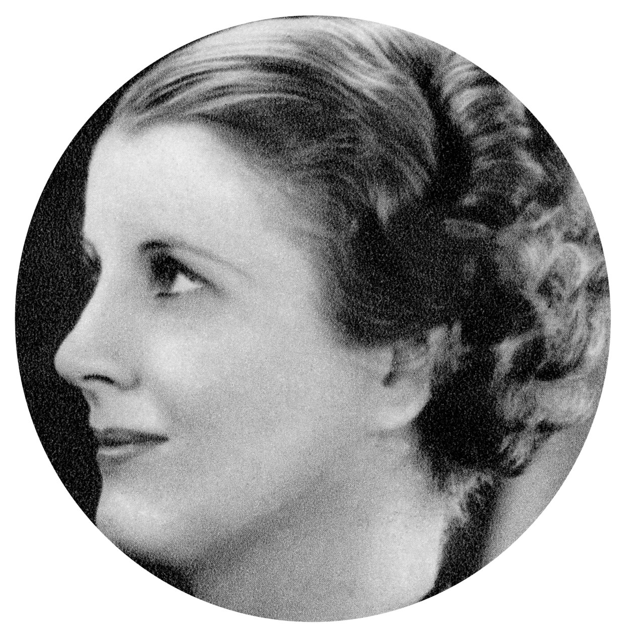 Diana Wynyard, brittisk scen- och filmskådespelerska, 1934-1935 av Unbekannt