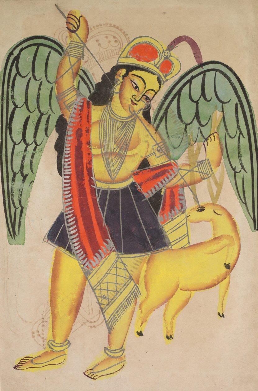 Diana eller Artemis, jaktens gudinna, 1800-talet. av Unbekannt