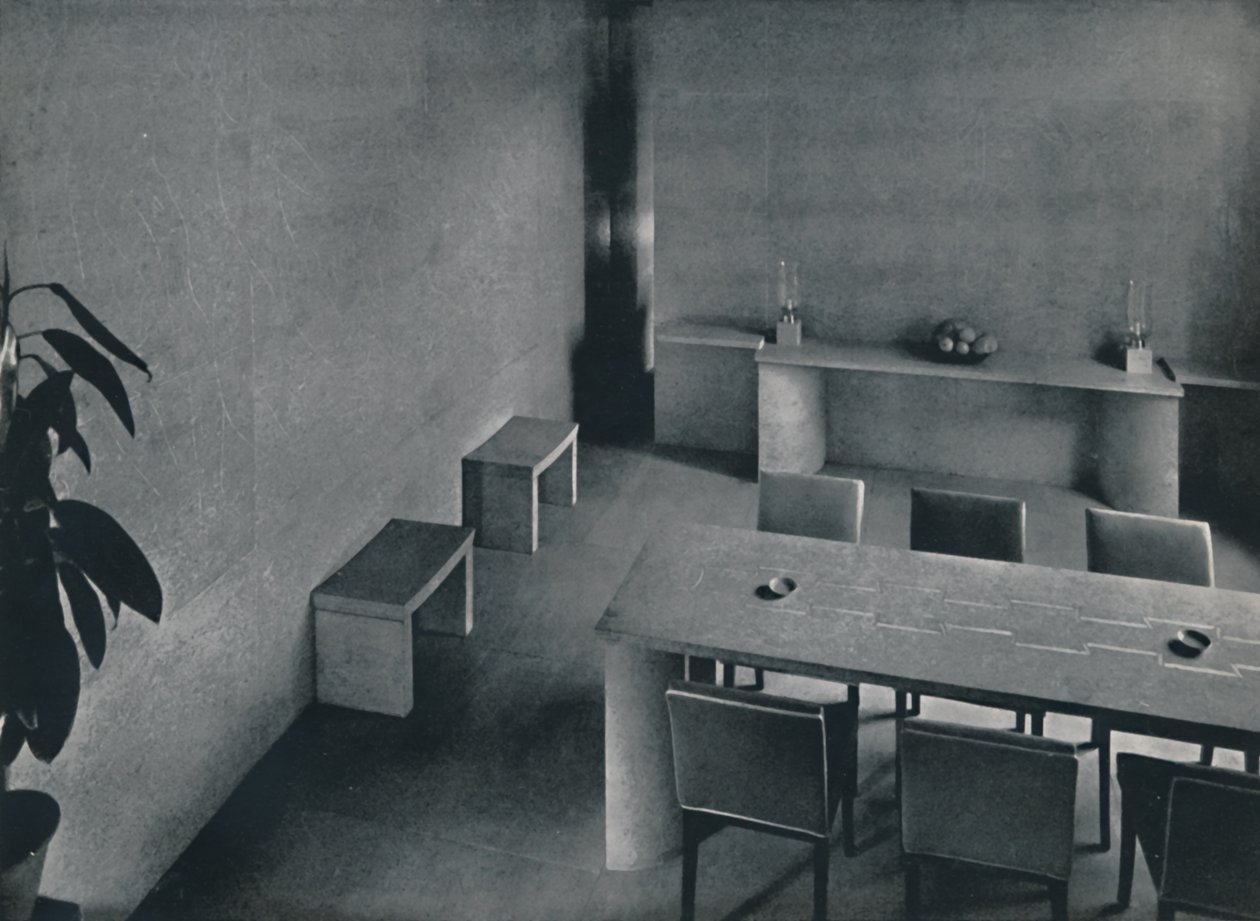 Matsal för arkitekten Oliver Hill, F.R.I.B.A., 1942 av Unbekannt