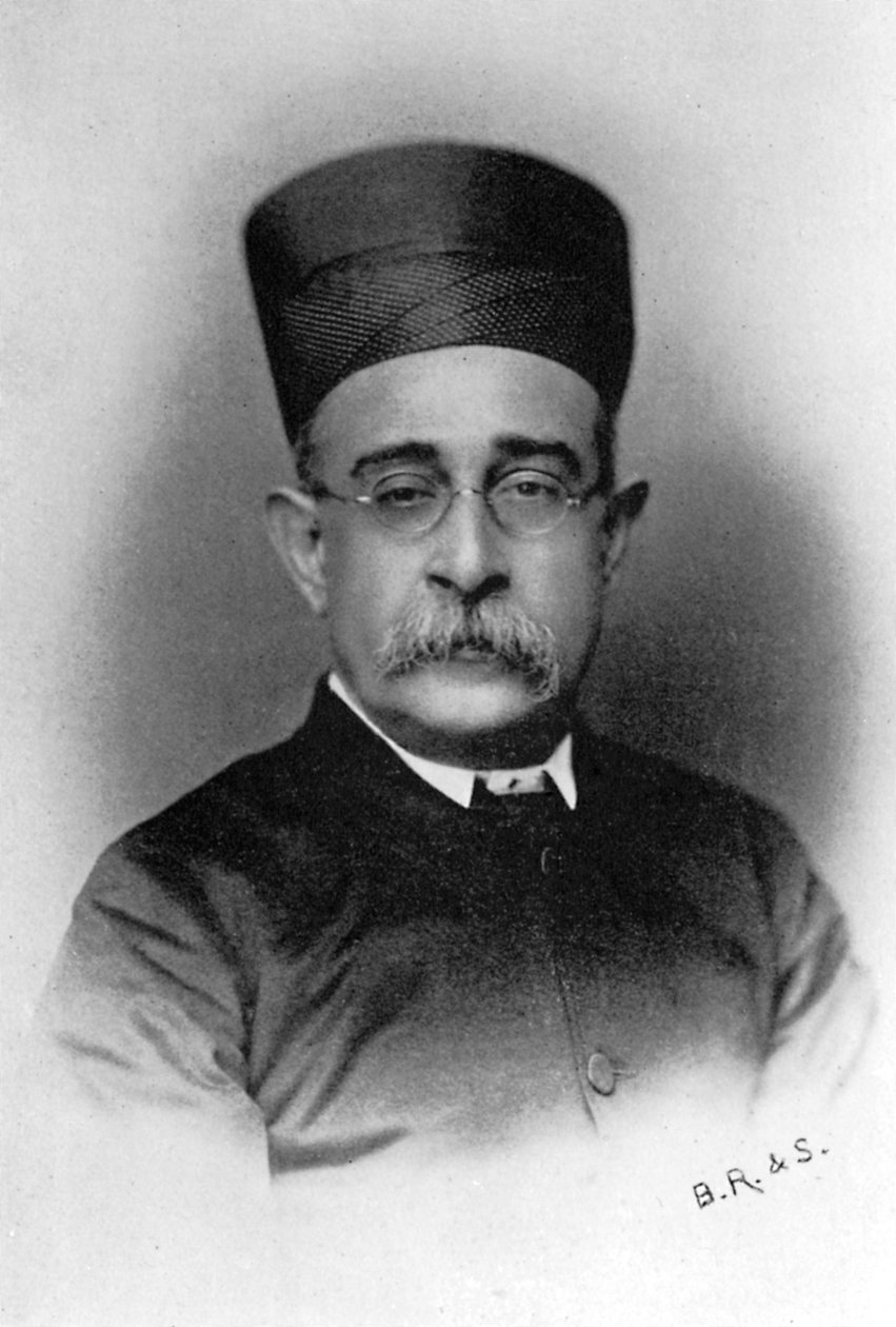 Dinshaw Edulji Wacha, indisk politiker från Parsi, 1902-1903 av Unbekannt