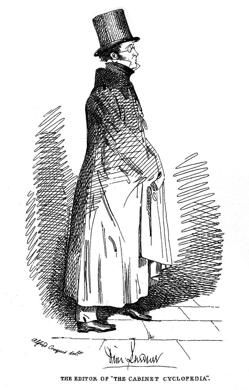 Dionysius Lardner, irländskfödd vetenskaplig författare, 1835 av Unbekannt