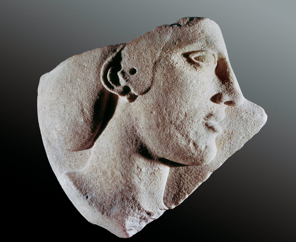 Skiva av Milos. Relief på marmor av Unbekannt