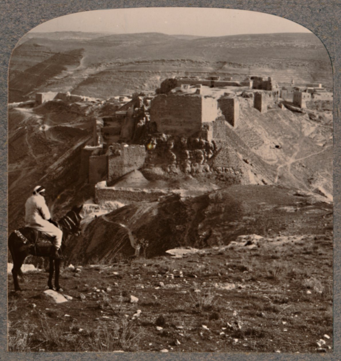 Avlägsen vy av El Burak, c1900 av Unbekannt