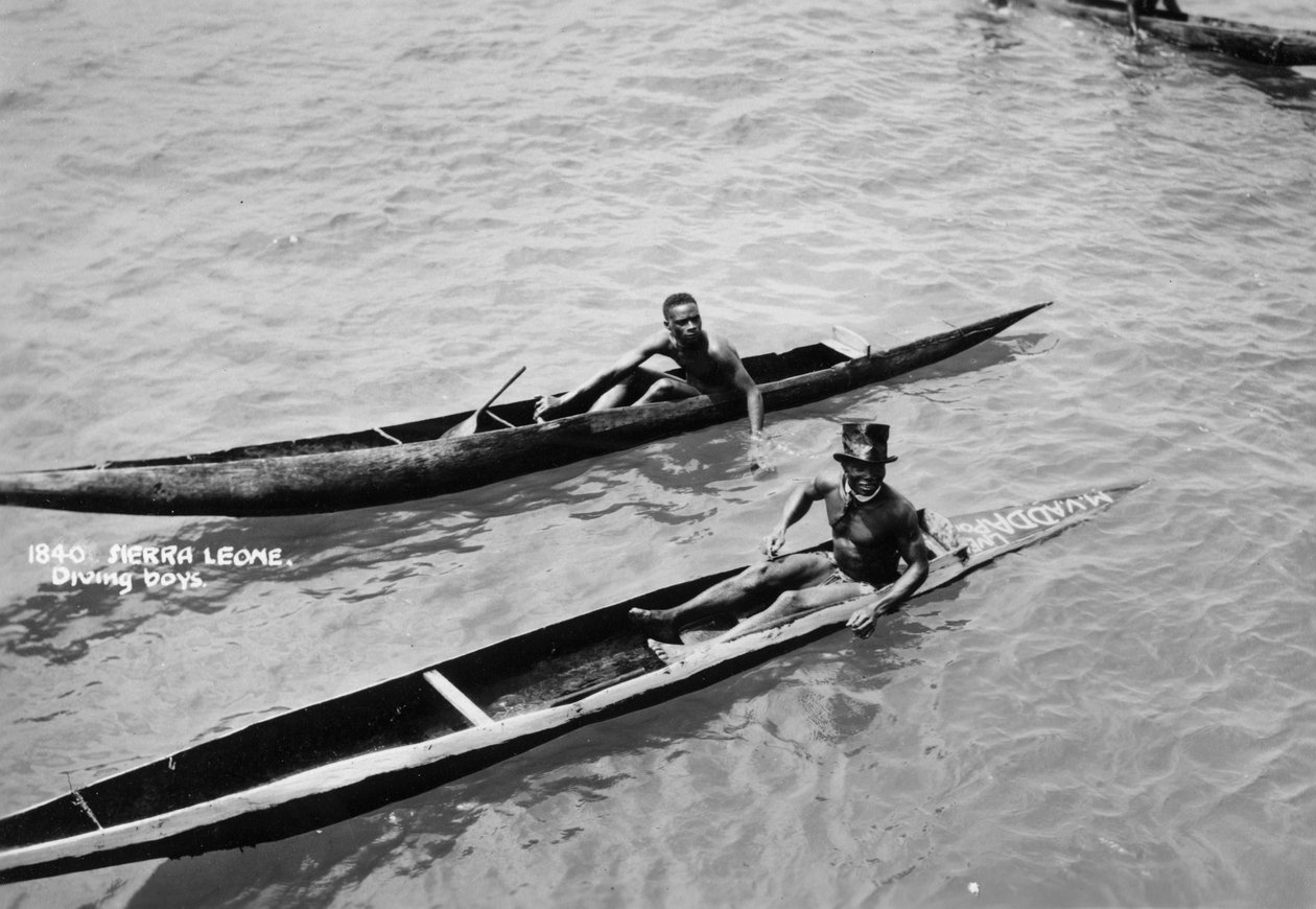 Dykarpojkar, Sierra Leone, 1900-talet av Unbekannt