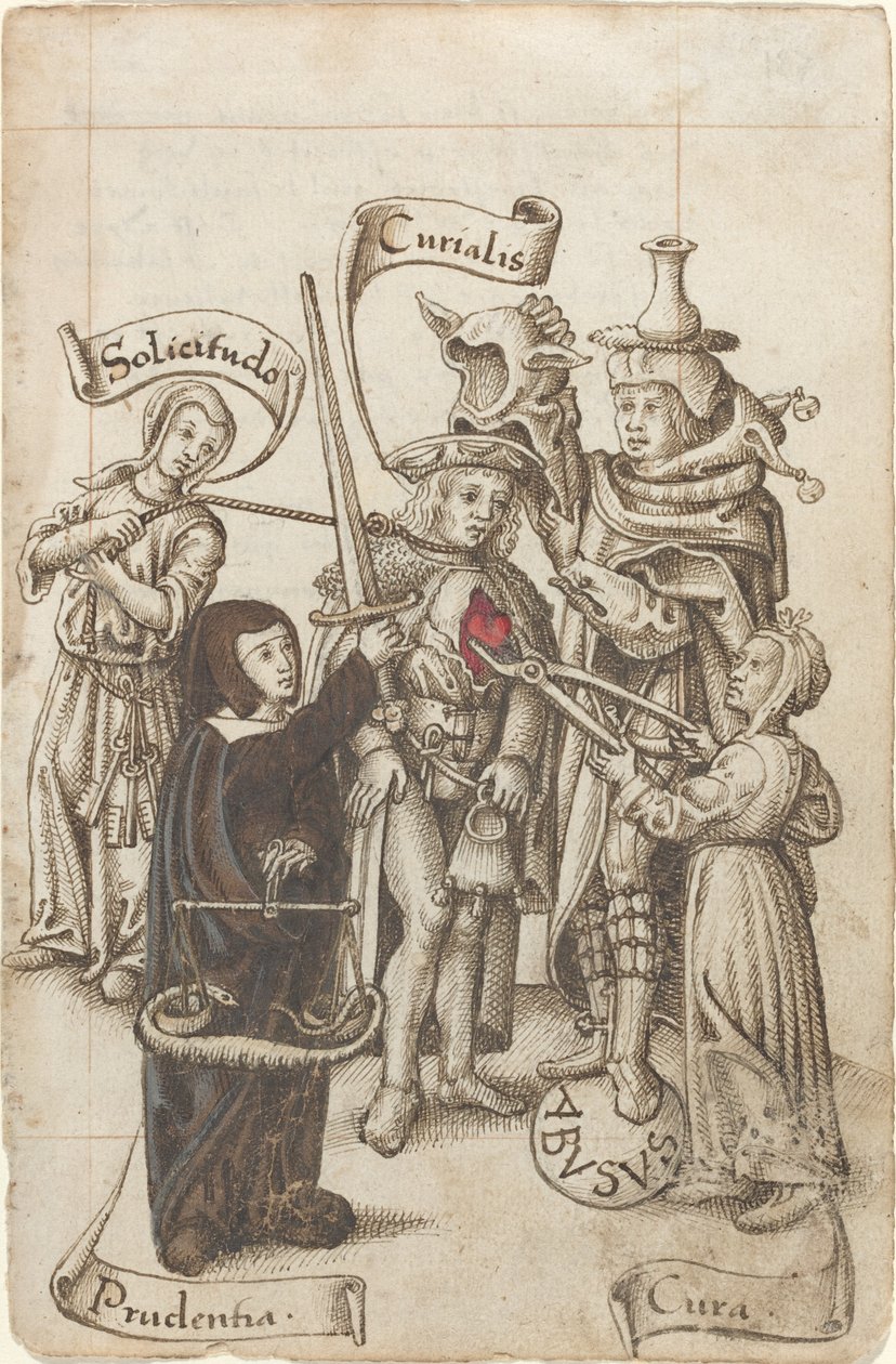 Ät inte ut ditt hjärta [fol. 22 recto], c. 15121515. av Unbekannt