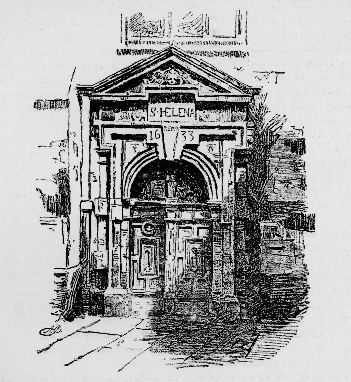 Dörröppning, St. Helens, 1890 av Unbekannt