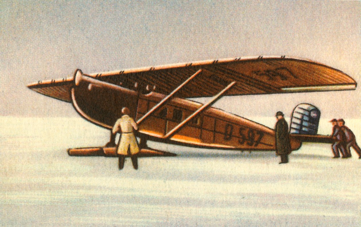 Dornier Merkur-plan med snösko, 1920-tal, 1932. av Unbekannt