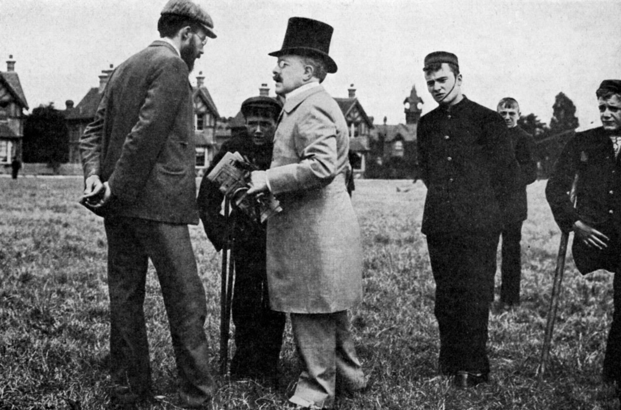 Dr Barnardo i ett av hans hem, 1905 1951 av Unbekannt