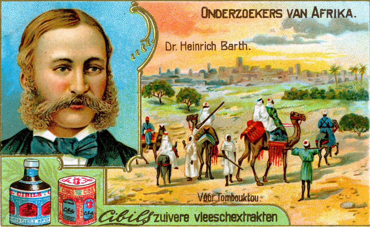 Dr Heinrich Barth, tysk geograf och upptäcktsresande, ca 1900 av Unbekannt