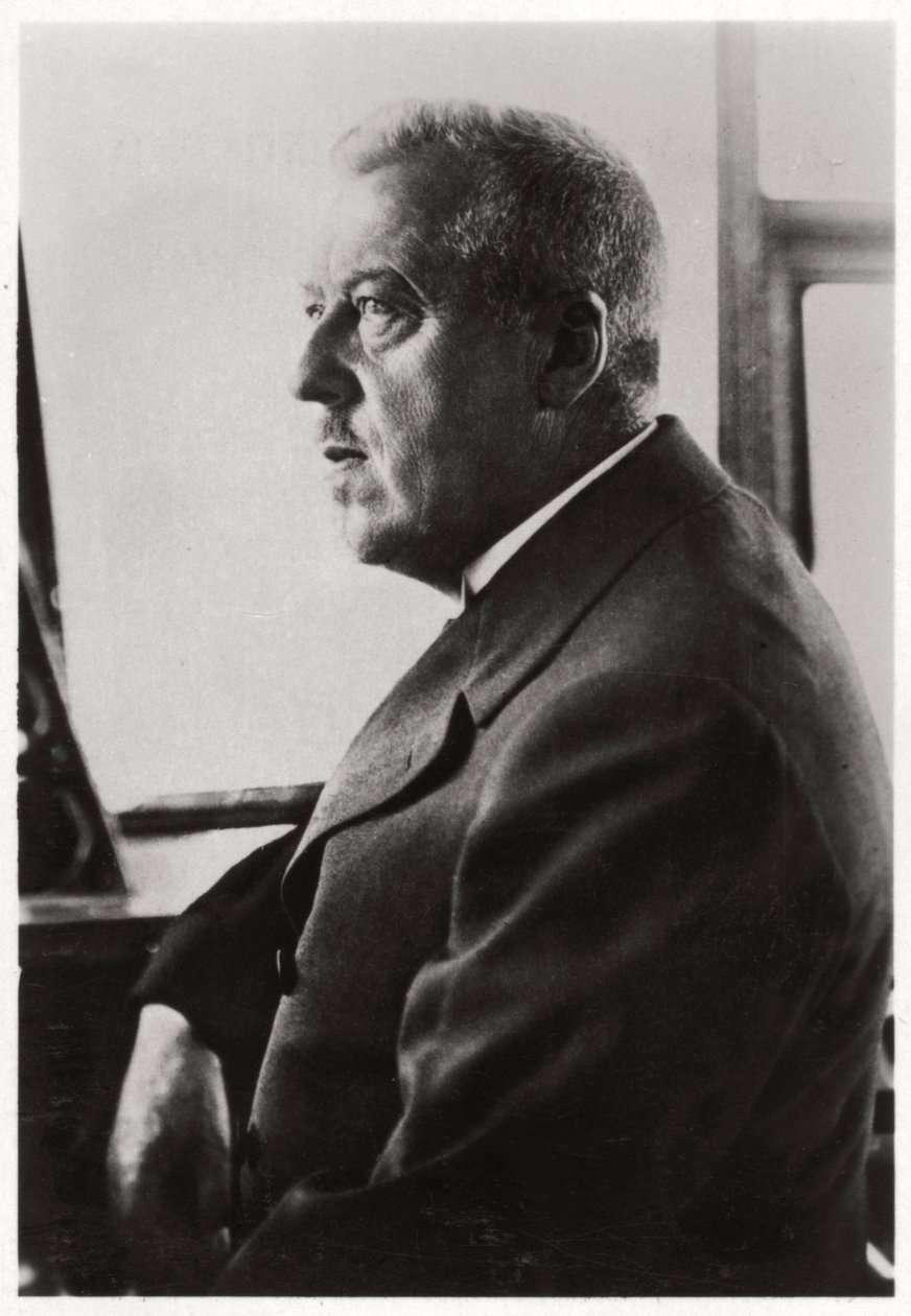 Dr Hugo Eckener, chef för Zeppelin-luftskeppskonstruktionen, c1917-1933 1933 av Unbekannt