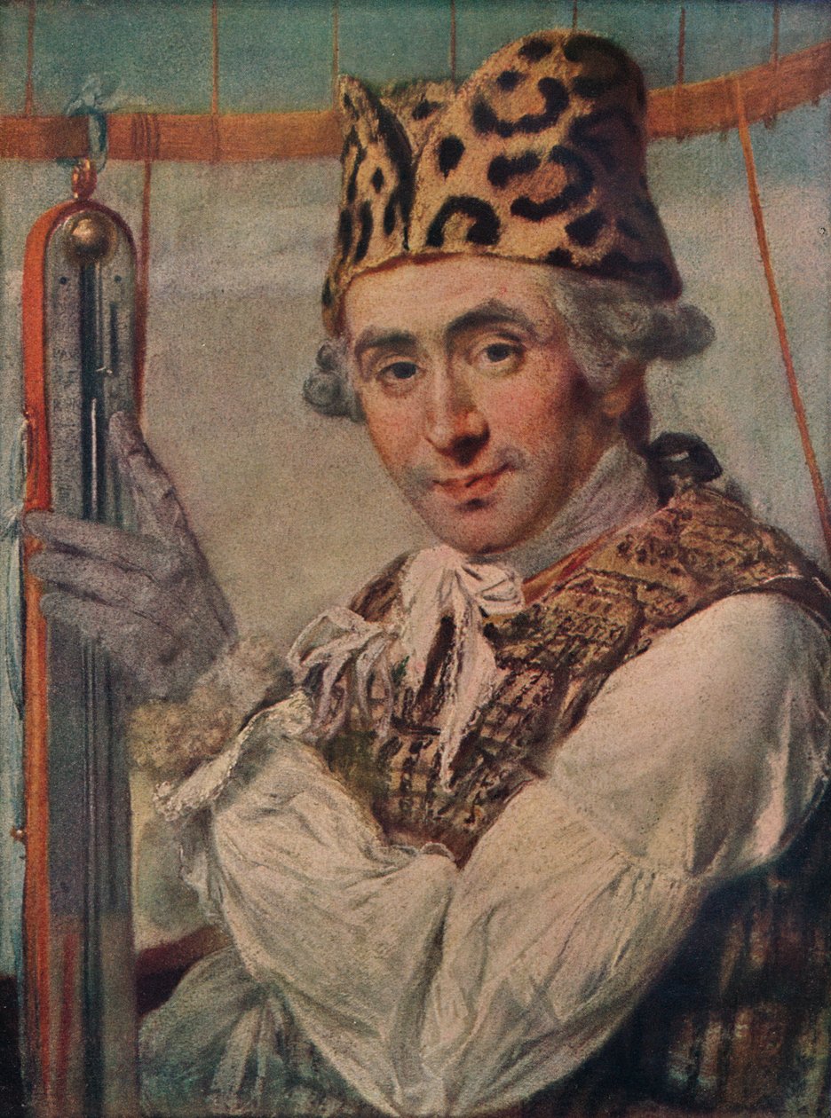 Dr John Jeffries, amerikansk ballongfarare, 1786. 1911 av Unbekannt