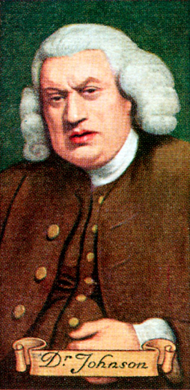 Dr. Johnson, hämtat från en serie cigarettkort, 1935 av Unbekannt