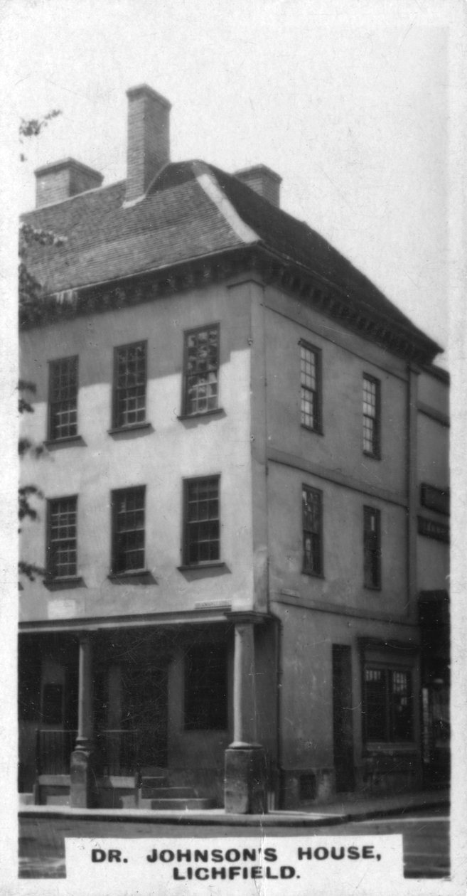 Dr Johnsons hus, Lichfield, Staffordshire, c1920-talet av Unbekannt