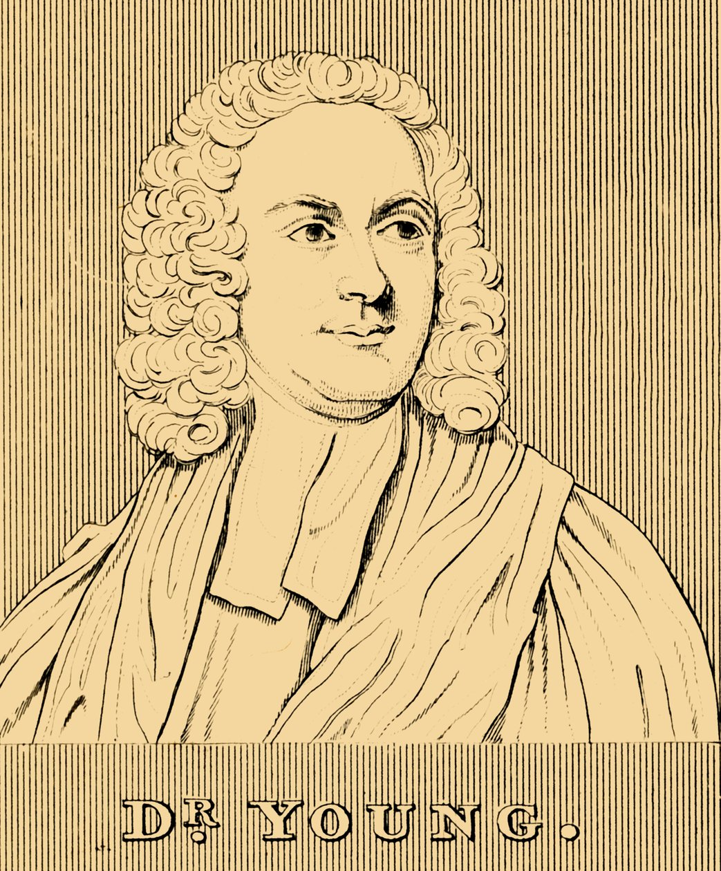 Dr Young, c1683-1765, 1830. av Unbekannt