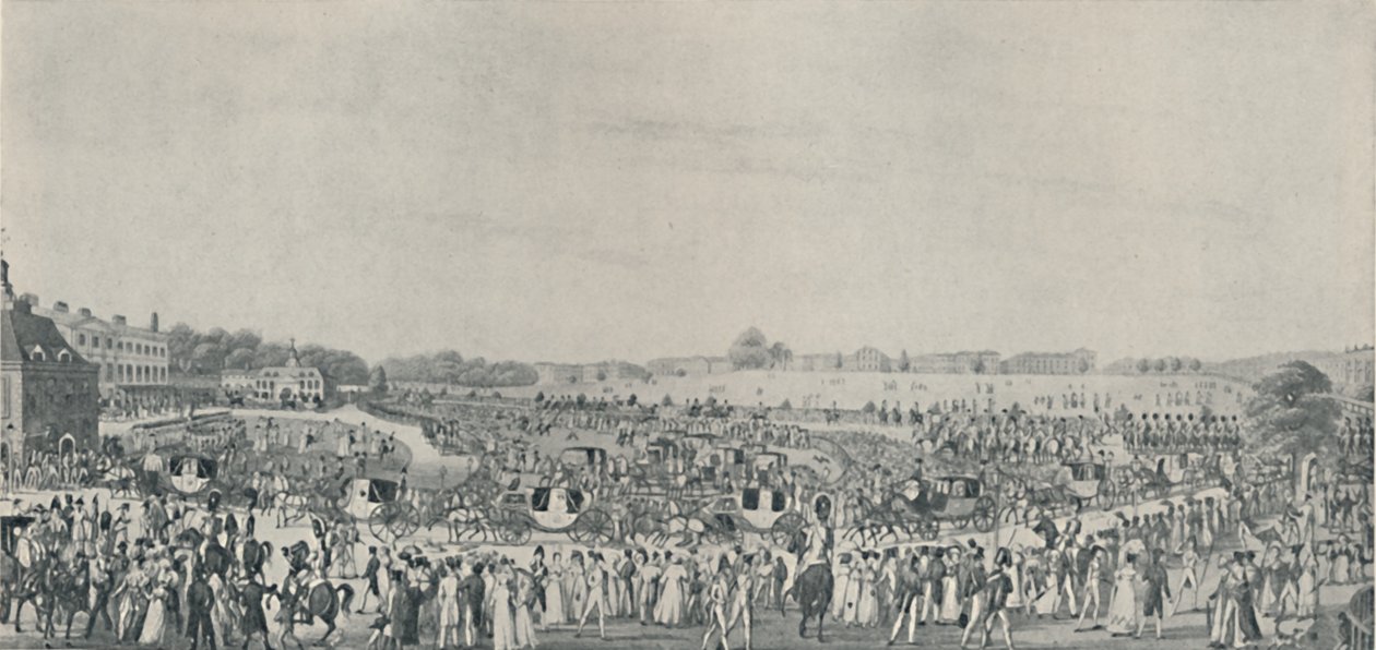 Drawing Room Day, Buckingham Palace, 1822, 1920 av Unbekannt